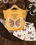 Exclusive Baby printed Tee and pant set