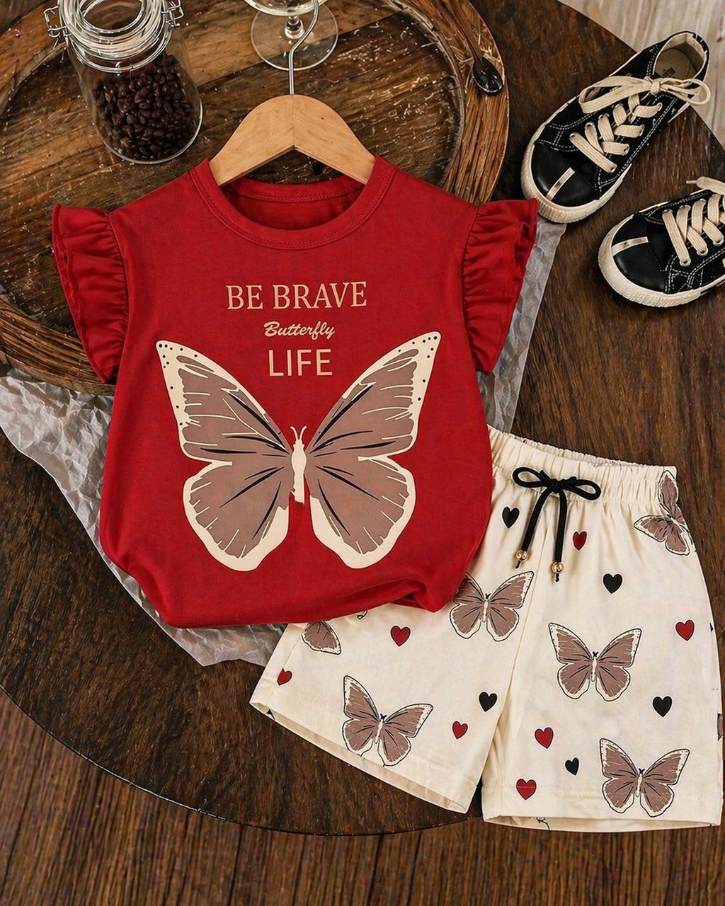 Exclusive Baby printed Tee and pant set
