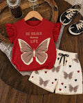 Exclusive Baby printed Tee and pant set