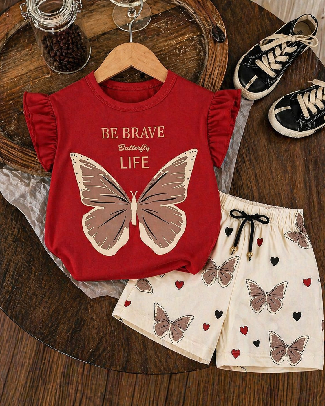 Exclusive Baby printed Tee and pant set