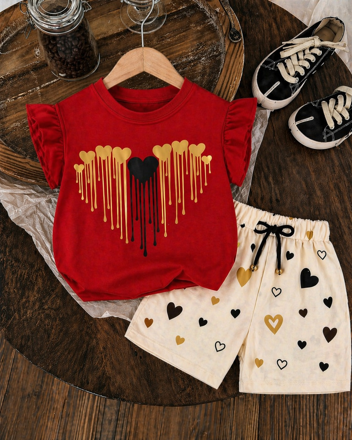 Exclusive Baby printed Tee and pant set