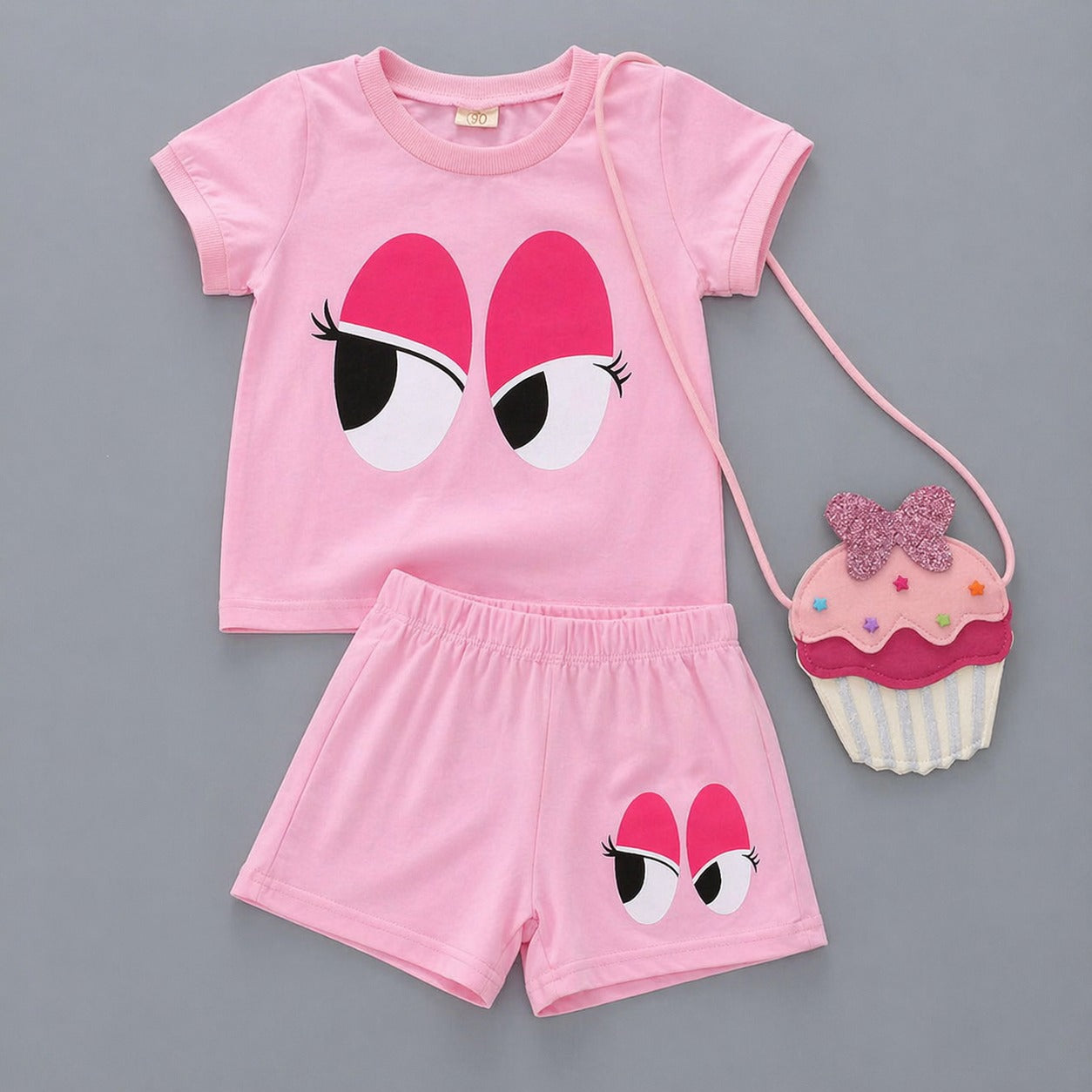 Exclusive Baby printed tank and pant set