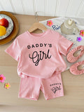Exclusive Baby printed Tee and pant set