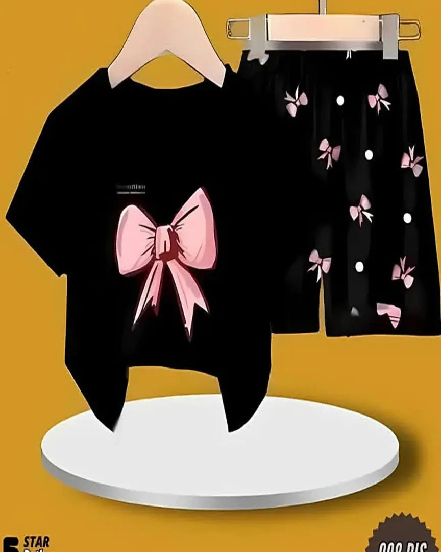 Exclusive Baby printed Tee and pant set