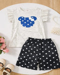 Exclusive Baby printed Tee and pant set
