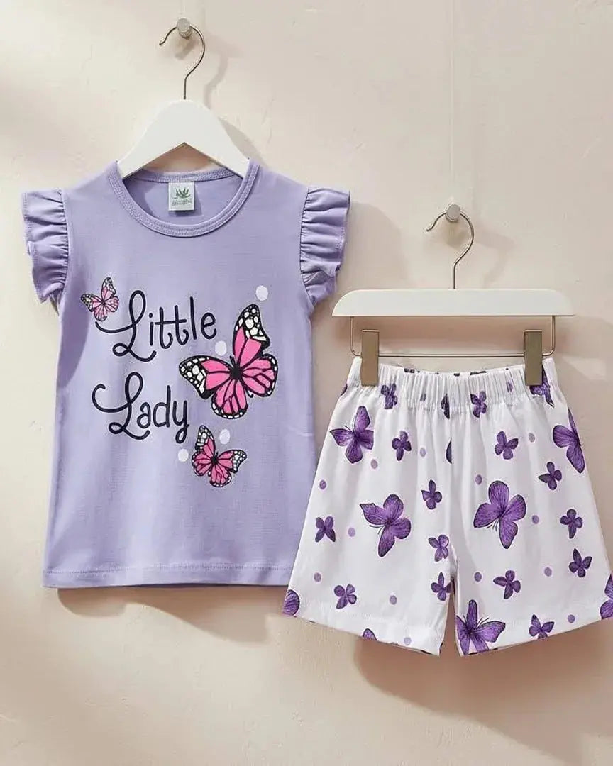 Exclusive Baby printed Tee and pant set