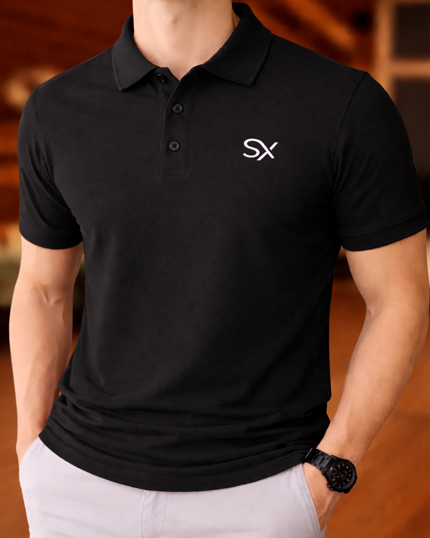 Men's 100% Cotton Slim Fit Polo Shirt