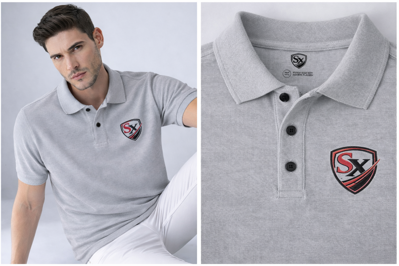Men's 100% Cotton Slim Fit Polo Shirt