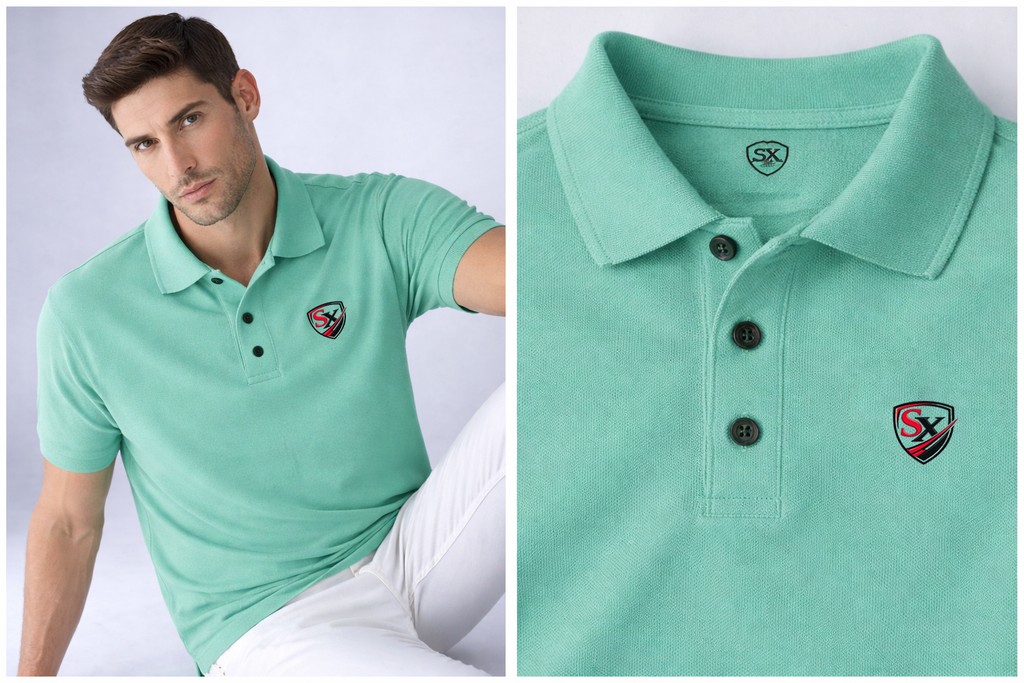 Men's 100% Cotton Slim Fit Polo Shirt